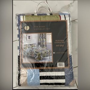 For Home Coverlet Set: bedspread & pillowcase. Twin:68x90”+1x20x26”+5cm